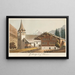 Gsteig près de Saanen - Jakob Samuel Weibel — quadro incorniciato alla parete