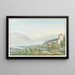 Die Tour von Strättligen am Thunersee - Jakob Samuel Weibel — gerahmtes Bild an der Wand