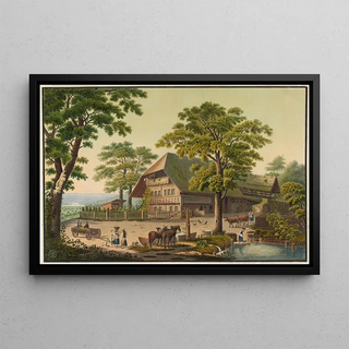 Jakob Samuel Weibel - Maison de paysan prs Wichtrach.webp