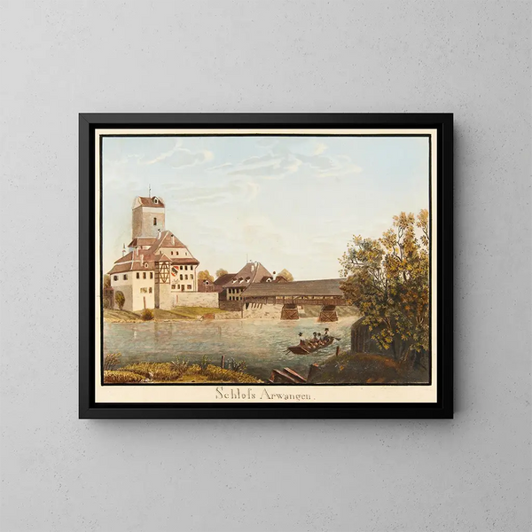 Château d'Arwangen - Jakob Samuel Weibel — quadro incorniciato alla parete