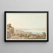 Vista dei dintorni di Ginevra - Jakob Samuel Weibel — quadro incorniciato alla parete