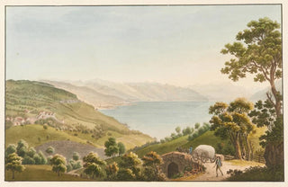 Jakob Samuel Weibel - Vue des environs de Vevey depuis Chexbres.webp