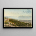 Allgemeine Ansicht des Genfer Sees - Jakob Samuel Weibel — gerahmtes Bild an der Wand