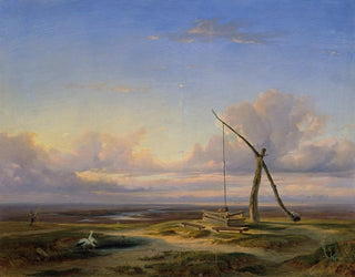 Puszta in Ungheria - Jakob Waltmann — vista dell’opera