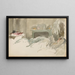 Repos au lit - James Abbott McNeill Whistler — quadro incorniciato alla parete