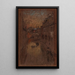 Winterabend - James Abbott McNeill Whistler — gerahmtes Bild an der Wand