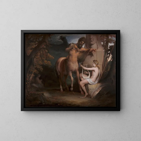 L'Éducation d'Achille - James Barry — gerahmtes Bild an der Wand