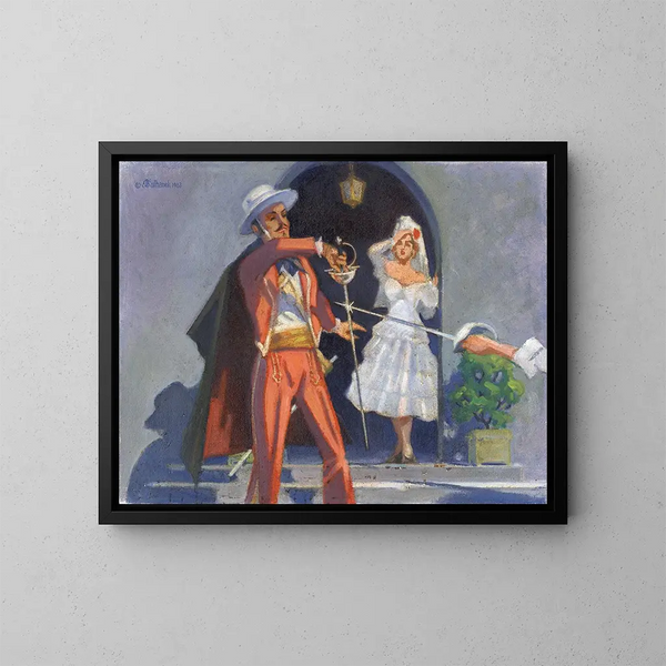 Cavalier - James C. Kulhanek — gerahmtes Bild an der Wand