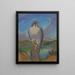 Falco pellegrino - James C. Kulhanek — quadro incorniciato alla parete