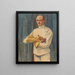 Der Fechter - James C. Kulhanek — gerahmtes Bild an der Wand