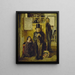 "En attente d'un avis juridique" - James Campbell — gerahmtes Bild an der Wand