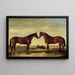 Paio di cavalli - James Clark — quadro incorniciato alla parete