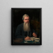 Portrait von Elliot Coues - James Edward Barclay — gerahmtes Bild an der Wand