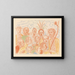 Il Cristo davanti ai suoi giudici - James Ensor — quadro incorniciato alla parete