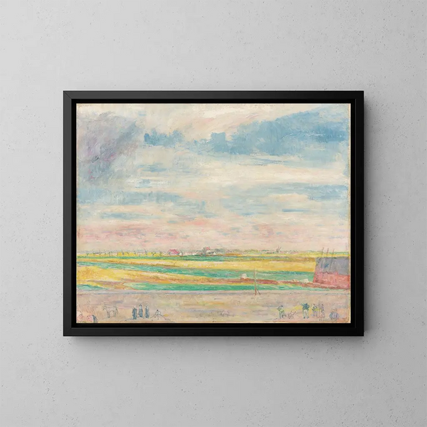 La Haute Barrière près d'Ostende - James Ensor — gerahmtes Bild an der Wand