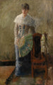 Die Dame mit dem Fächer - James Ensor — Ansicht des Kunstwerks