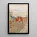 Ansicht der Van Iseghemlaan - James Ensor — gerahmtes Bild an der Wand