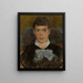 Frau mit gerümpftem Nasen - James Ensor — gerahmtes Bild an der Wand