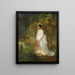Ritratto della donna dell'artista - James Farrington Gookins — quadro incorniciato alla parete