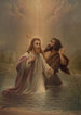Le baptême du Christ - James Fuller Queen — vista dell’opera