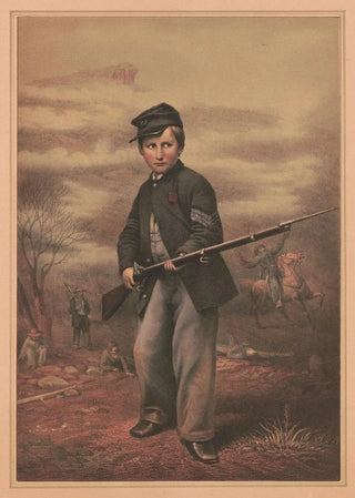 James Fuller Queen - Union drummer boy John Clem at Point Lookout Tennessee.webp