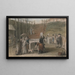 Figures Taking the Waters at the Scarborough Spa - James Green — framed artwork on a wall