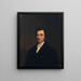 Portrait eines Gentlemans - James H. Edgar — gerahmtes Bild an der Wand