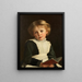 A Break in Reading - James Hayllar — framed artwork on a wall