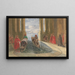 dignitari veneziani imbarcati su gondole - James Holland — quadro incorniciato alla parete