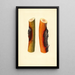 Malus domestica Jonathan - James Marion Shull — gerahmtes Bild an der Wand