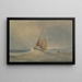 Meeres-Gemälde - James Miller Huggins — gerahmtes Bild an der Wand