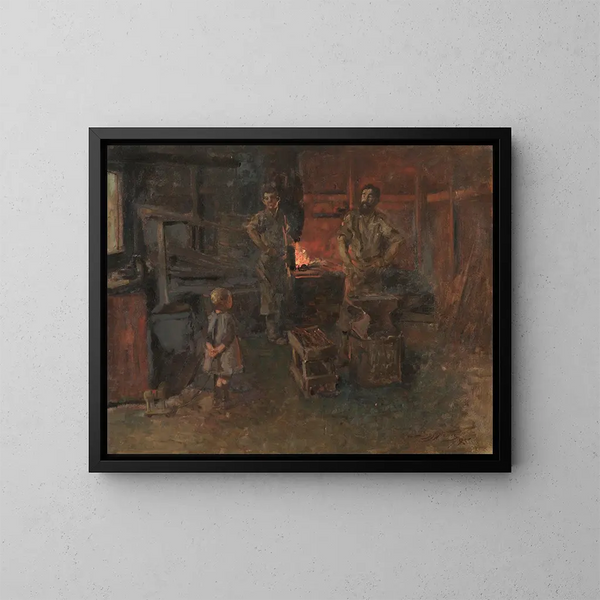 Forge sur Tinakori Road - James Nairn — gerahmtes Bild an der Wand
