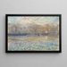 Winter Morning Harbor of Wellington - James Nairn — framed artwork on a wall