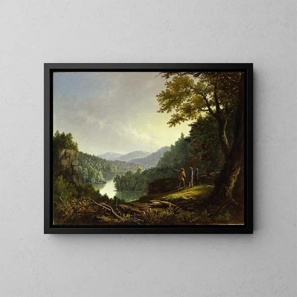 Landschaft des Kentucky - James Pierce Barton — gerahmtes Bild an der Wand