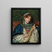 La Mandoline - James Smetham — gerahmtes Bild an der Wand