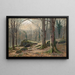Ein Wintermorgen, schmelzender Frost - James Thomas Watts — gerahmtes Bild an der Wand