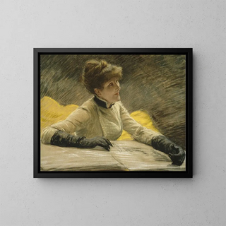 James Tissot - Admiring a Portfolio.webp