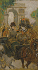 Attelage sur l'Avenue du Bois Paris - James Tissot — vista dell’opera