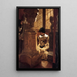James Tissot - En el Louvre LEsthetique.webp
