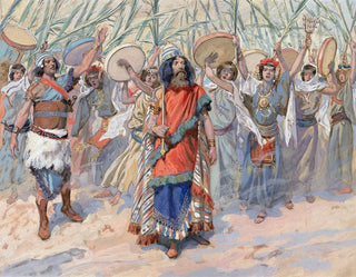 James Tissot - Festivities in Honour of David.webp