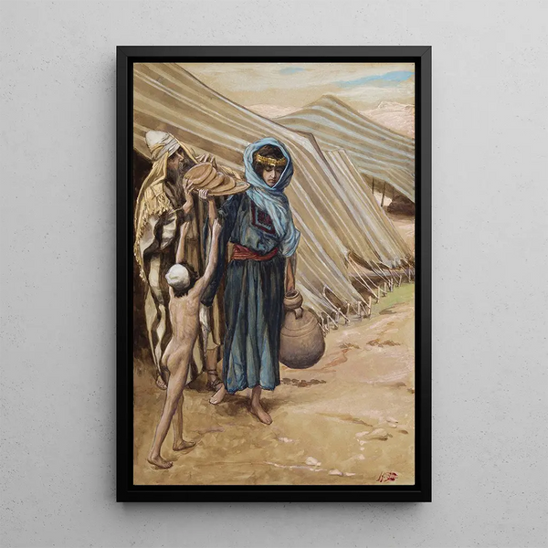 James Tissot - Hagar Departeth From Abraham.webp