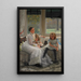 Portrait von Frau Catherine Smith Gill und zwei ihrer Kinder - James Tissot — gerahmtes Bild an der Wand