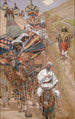 Rebecca trifft Isaak unterwegs - James Tissot — Ansicht des Kunstwerks
