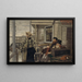 L'Auberge des Trois Corbeaux at Gravesend - James Tissot — framed artwork on a wall