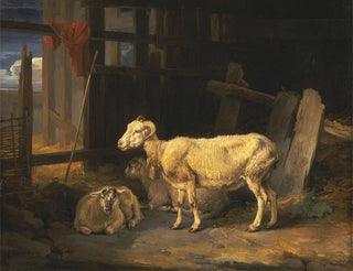James Ward - Heath Ewe and Lambs.webp