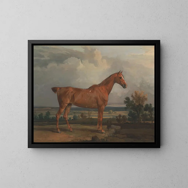 Jäger in einer Landschaft - James Ward — gerahmtes Bild an der Wand