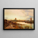 Vista di Dordrecht con Grote Kerk - James Webb — quadro incorniciato alla parete