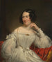 Portrait of Abrahamina Henritte Wurfbain 1808-1883 wife of Jacob de Vos Jz - Jan Adam Kruseman — artwork view