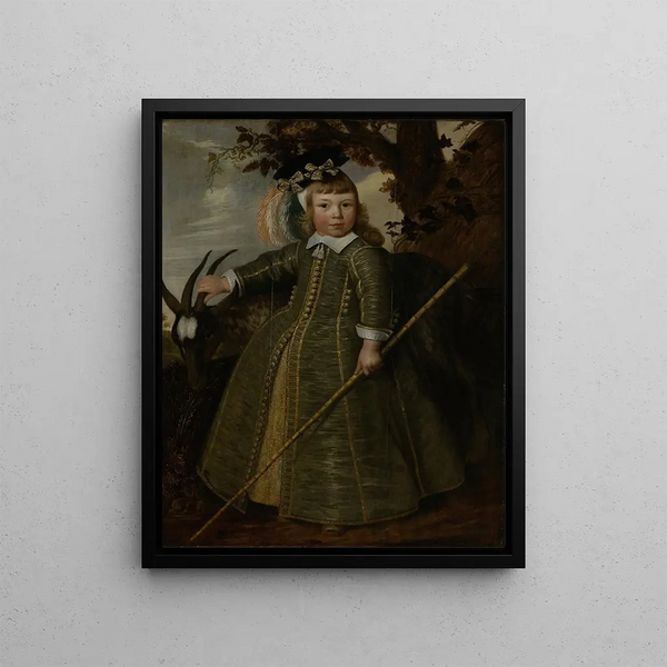 Jan Albertsz Rotius - Portrait of a boy with a billygoat.webp