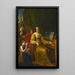 Selbstporträt mit Familie - Jan Antoni Blank — gerahmtes Bild an der Wand